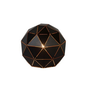 Lucide Otona Modern Table Lamp 25cm - 1xE27 - Black