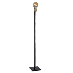 Lucide Ottelien Modern Tall Floor Lamp 23cm - 1xE27 - Black