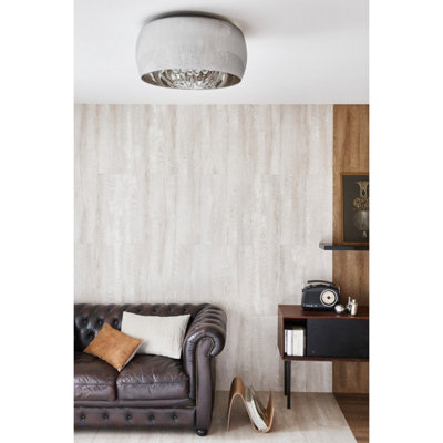 Lucide Pearl Modern Flush Ceiling Light 50cm - 6xG9 - Chrome