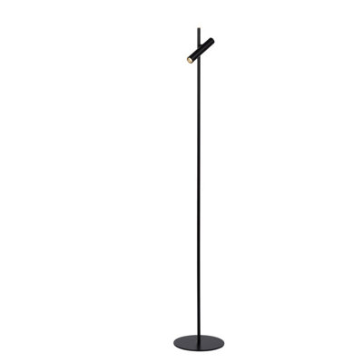 Lucide Philon Modern Floor Reading Lamp 23cm - LED Dim. - 1x4,5W 3000K - Black