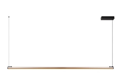 Lucide Premium Braga Pendant light - LED Dim. CCT 1x36W 2700K/4000K - Coffee