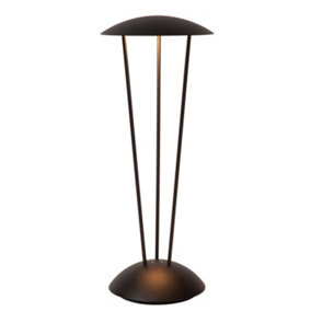 Lucide Renee Modern Rechargeable Table lamp Outdoor - LED Dim. 2700K/3000K IP54 - wireless charging pad - Black