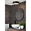 Lucide Roxane Modern Flush Ceiling Light Bathroom 25cm - LED - 1x10W 2700K - IP65 - Anthracite