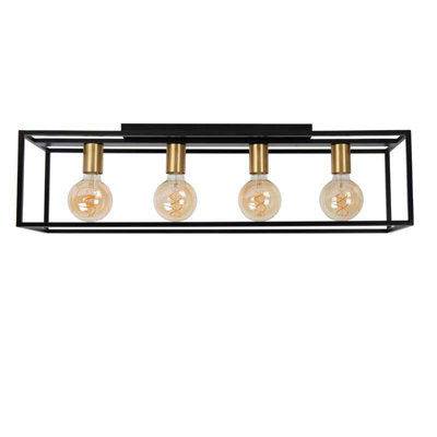 LUCIDE RUBEN 4 LIGHT FLUSH CEILING LIGHT 900 MM