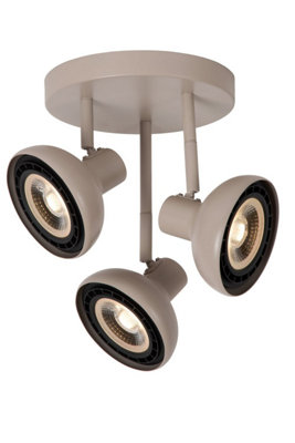 Lucide Sensas Modern Ceiling spotlight 25,8cm - 3xGU10 (ES111) - Cream