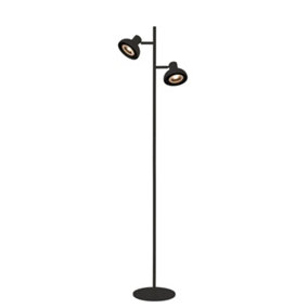 Lucide Sensas Modern Floor lamp - 2xGU10 - Black