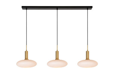 Lucide Singala Modern Pendant Light - 3xE27 - Matt Gold / Brass | DIY ...