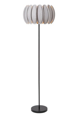 Lucide SPENCER - Floor lamp - 40 cm - 1xE27 - Grey