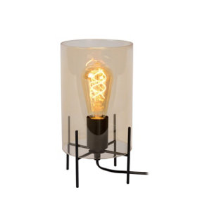 Lucide Steffie Modern Table Lamp 15cm - 1xE27 - Amber