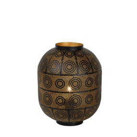 Lucide Tahar Oriental Table Lamp 25cm - 1xE27 - Black
