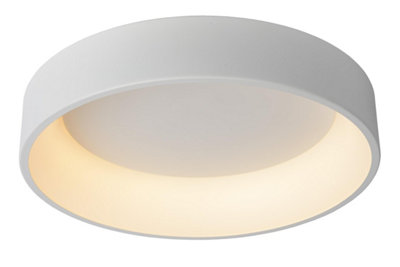 LUCIDE OTIS Deckenleuchte – LED, 42W, 3000K Warmweiß, Quadratisch (43x43 Cm), Opal