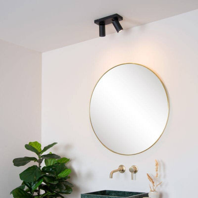LUCIDE TAYLOR 2 LIGHT LED CEILING SPOTLIGHT BAR BLACK