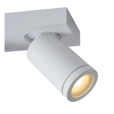 Lucide Rilou Deckenstrahler – LED Dimmbar, 3x5W, 3000K Warmweiß, Weiß, Dreh- Und Kippbar