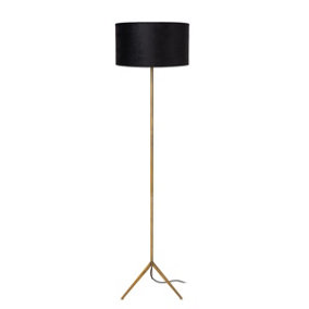 Lucide Tondo Classic Floor Lamp 38cm - 1xE27 - Matt Gold, Brass