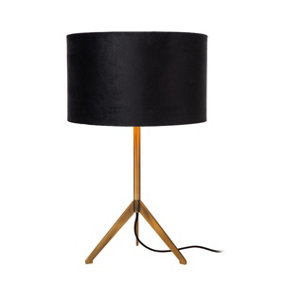 Lucide Tondo Classic Table Lamp 30cm - 1xE27 - Matt Gold, Brass