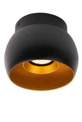 Lucide Torben Modern Ceiling spotlight 12,5cm - 1xGU10 - Black