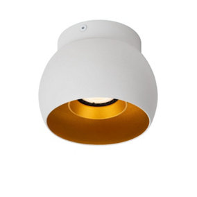Lucide Torben Modern Ceiling spotlight 12,5cm - 1xGU10 - White