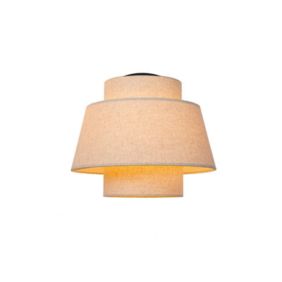 Lucide Tribute Flush Ceiling Light Cream