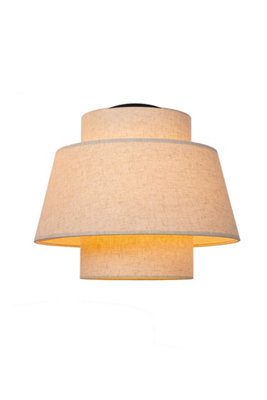 Lucide Tribute Flush ceiling light Diameter 40cm 1xE27 - Cream