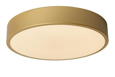 Lucide Unar Modern Flush Ceiling Light 30cm LED Dim. 1x18W 2700K