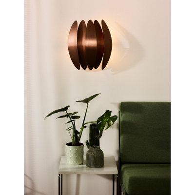Lucide Vivana Modern Wall Light - 2xG9 - Copper