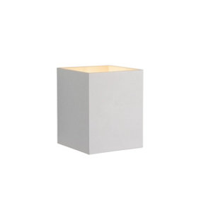 Lucide Xera Modern Square Up Down Wall Light - 1xG9 - White