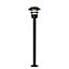 Lucide Zico Cottage Bollard Lamp post Outdoor 21,8cm - 1xE27 - IP44 - Black