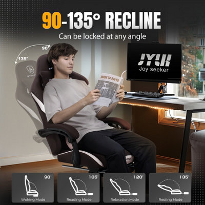 luckracer-fabric-gaming-chair-ergonomic-computer-chair-with-footrest