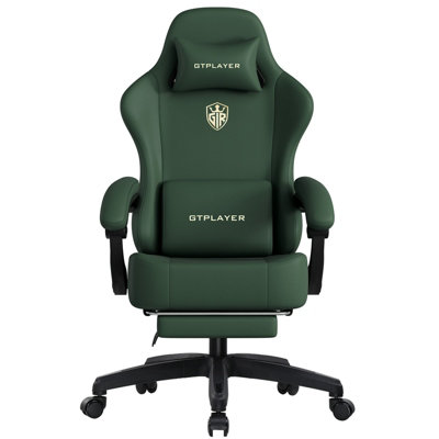 LUCKRACER Gaming Chair, Ergonomic Computer Chair with Footrest and ...