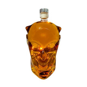 Lucky Devils Glass Head Decanter