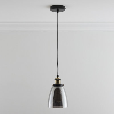 Lucy 1-light Black Edison Lamp buying with Bulb