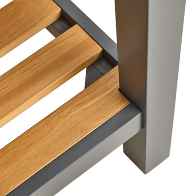 Ludlow Slate Grey Console Table - Large