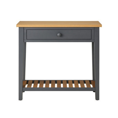 Ludlow Slate Grey Console Table - Small