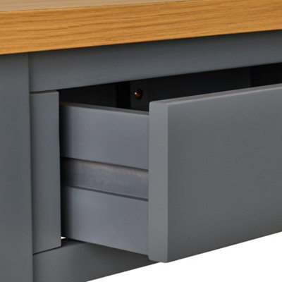 Ludlow Slate Grey Console Table - Small