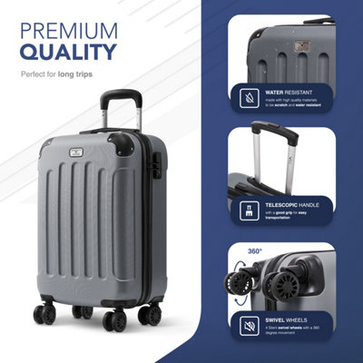 LUGG 20 Inch Skywander Lightweight Travel Cabin Bag, 55x35x23cm, 31L ...