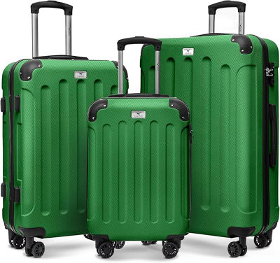 LUGG Skywander Travel Suitcase Set 3-Piece Hard Shell Luggage, 20