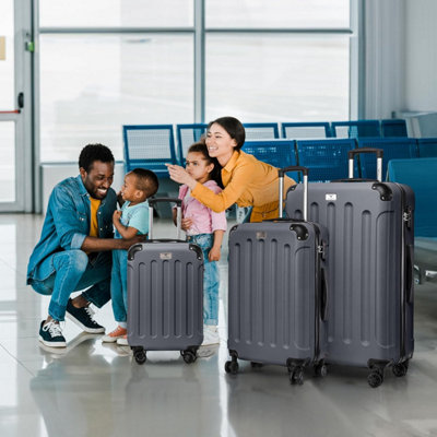 LUGG Skywander Travel Suitcase Set 3-Piece Hard Shell Luggage, 20