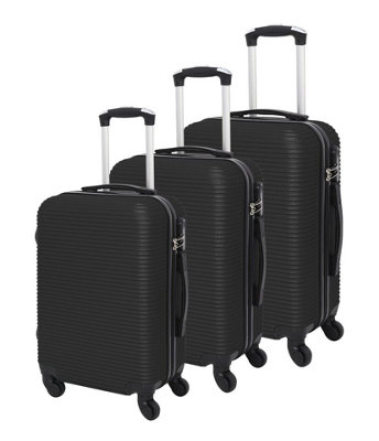 LUGGIT 3 Pcs Travel Lightweight Trolley Luggage Suitcase Set of 3 Sizes ...