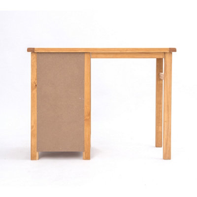 Lugo 3 Drawer Desk - Dressing Table Wood Knob