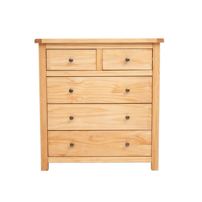 Lugo 4 Drawer Chest of Drawers Brass Knob