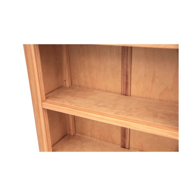 Lugo Waxed Bookcase 120x70x25cm