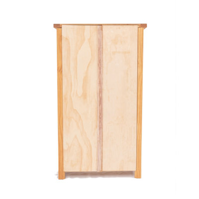 Lugo Waxed Bookcase 120x70x25cm