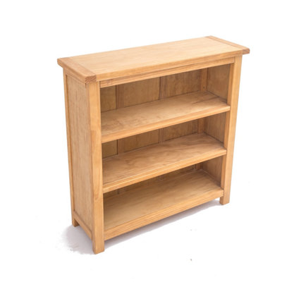 Lugo Waxed Bookcase 90x90x30cm