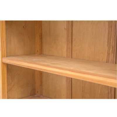 Lugo Waxed Bookcase 90x90x30cm