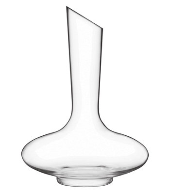 Luigi Bormioli Atelier Clear Crystal Dishwasher Safe Modern Decanter with Curved Design 750ml