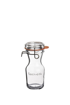 Luigi Bormioli Lock-Eat Set Barattoli In Vetro Ermetici - Impilabili Per Conservare, Servire Dessert, Antipasti - Fatti In Italia - 2