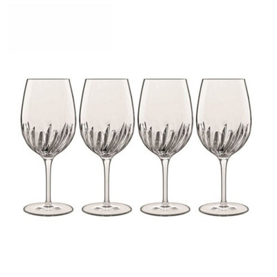 Luigi Bormioli Mixology Clear Round Dishwasher Safe Spritz Wine Glasses Set 570ml Pack of 4