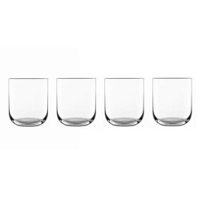 Luigi Bormioli Sublime Clear Round Crystal Modern Durable Glasses Set 450ml Pack of 4