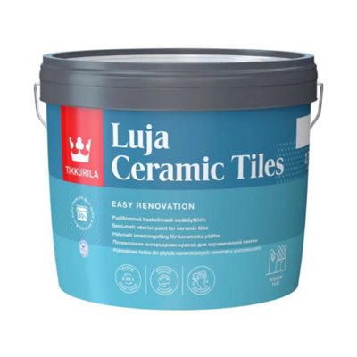 Luja Ceramic Tiles - Bathroom & Kitchen Tile Paint - 3 Litre