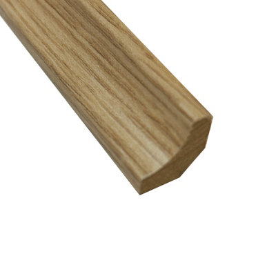Lulea Pure Natural Oak Scotia Beading Flooring Edging Strips - Laminate And Wood Beading 1.2m Length x Pack of 10